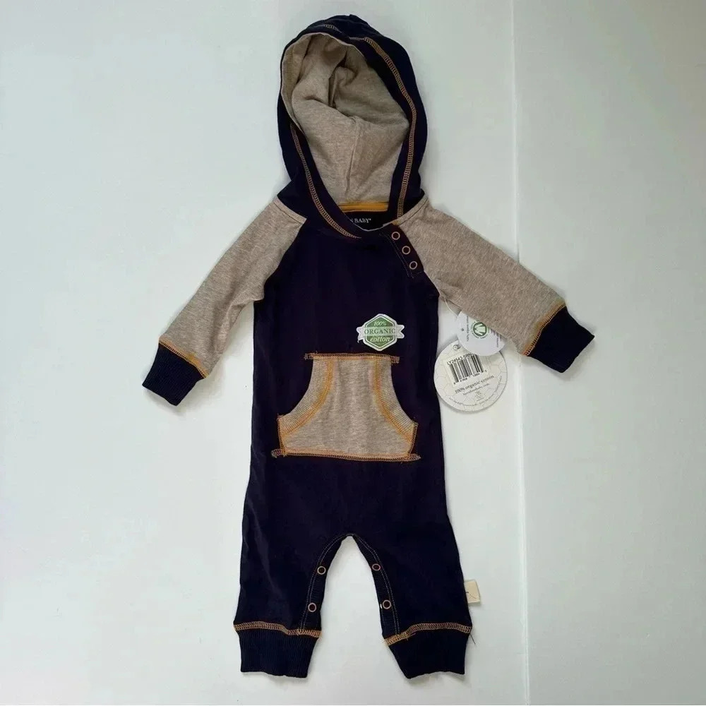 Burt’s Bees Baby Organic Cotton Raglan Romper